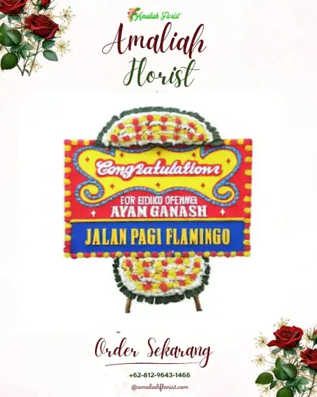 Sewa Papan Bunga Gegeran